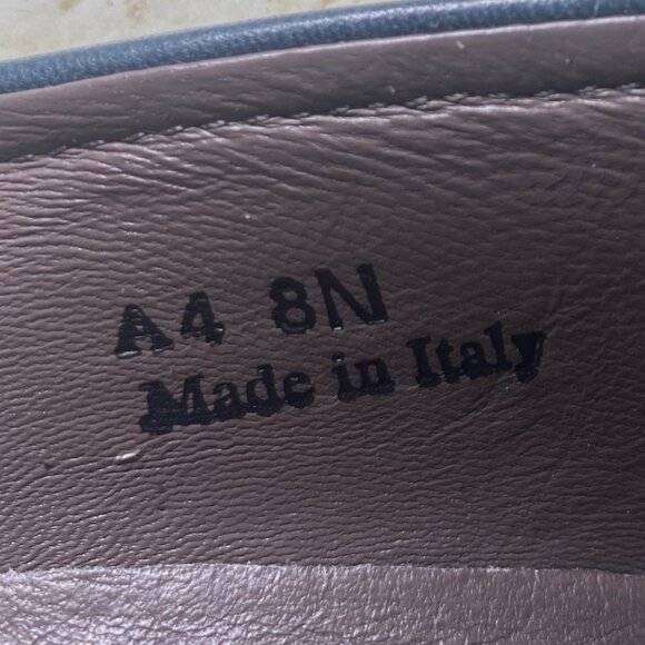 Womens Navy Leather Pumps By SAS Comfort Shoes Career Work Office - Picture 7 of 9